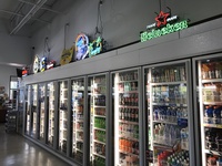 Commercial beer and beverage display