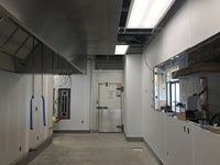 Commercial hood and draft cooler