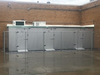 Penthouse outdoor combination cooler / freezer