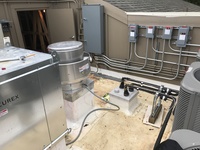 Tempered exhaust hood system