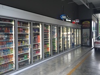 Drive thru display coolers